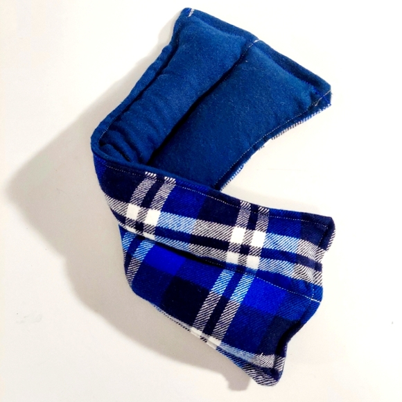 Plaid therapeutic heating-cooling eye bag, rice bag, heat pad, cold pack - Picture 1 of 2